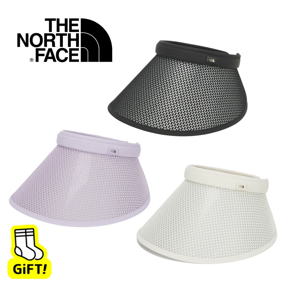 ☆送料無料☆ ノースフェイス 帽子 THE NORTH FACE W UV LIGHT SUN CAP 韓国ノースフェイス キャップ サンバイザー UVカット 日焼け防止 紫外線対策 洗える メタルロゴ アウトドア レディース ウィメンズ 女性 夏 NE3CS11B NE3CS11C 【韓国正規品/関税込/靴下 ギフト】