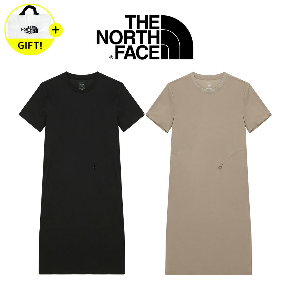 ★送料無料★ ノースフェイス ワンピース THE NORTH FACE W 039 S ICECUBE ONEPIECE 韓国ノースフェイス Tシャツワンピース 接触冷感 ひんやり クール 半袖 ワンマイルウェア ルームウェア アウトドア レディース NT7ZS40A NT7ZS40B 【韓国正規品/関税込/エコバッグ ギフト】