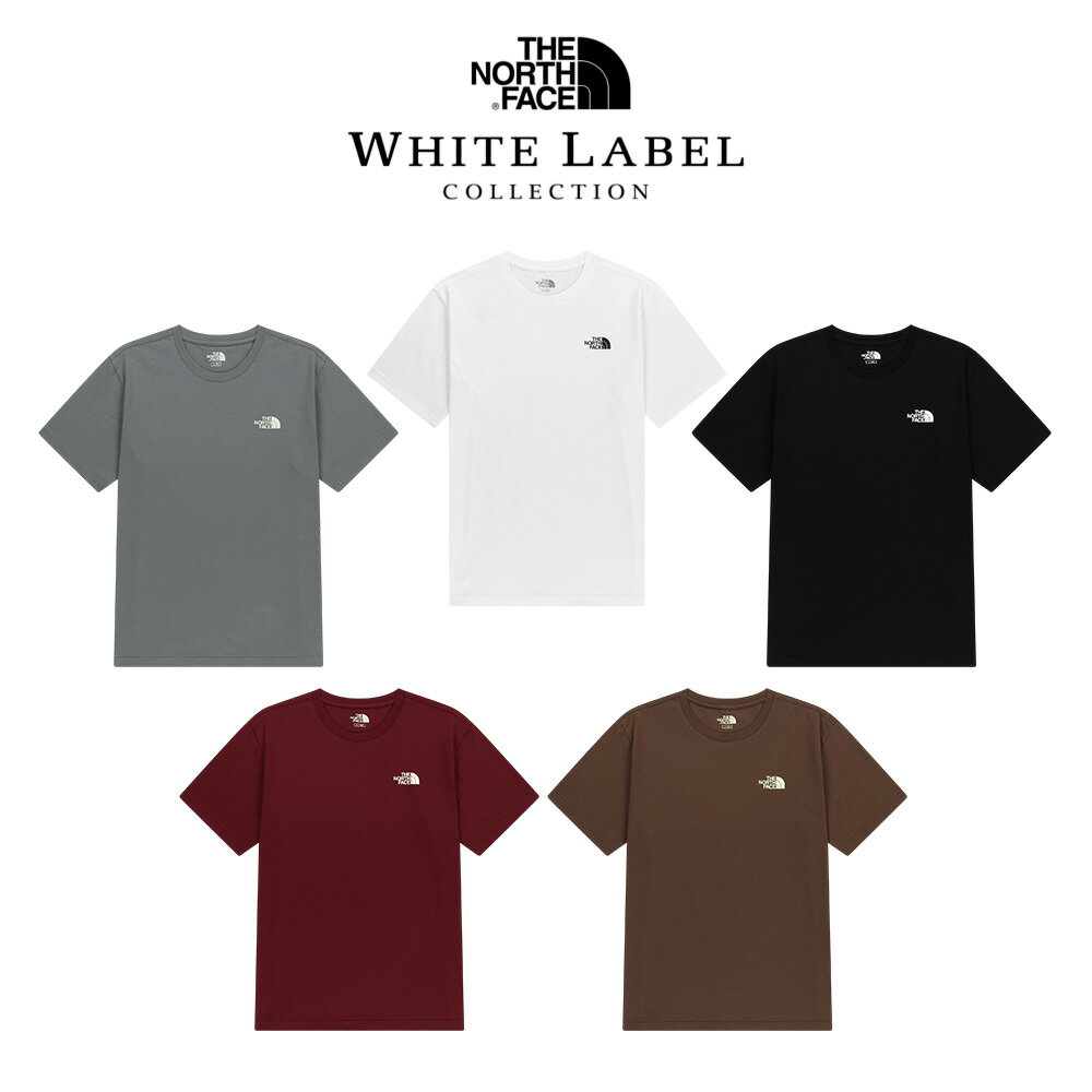 送料無料 ノースフェイス Tシャツ THE NORTH FACE COTTON S/S R/TEE WHITE LABEL ホワイトラベル 韓国ノースフェイス 半袖 カットソー クルーネック 綿100％ コットン ベーシック ロゴ 柔らかい 着心地よい デイリー 男女兼用 春夏 NT7US00J NT7US00K 