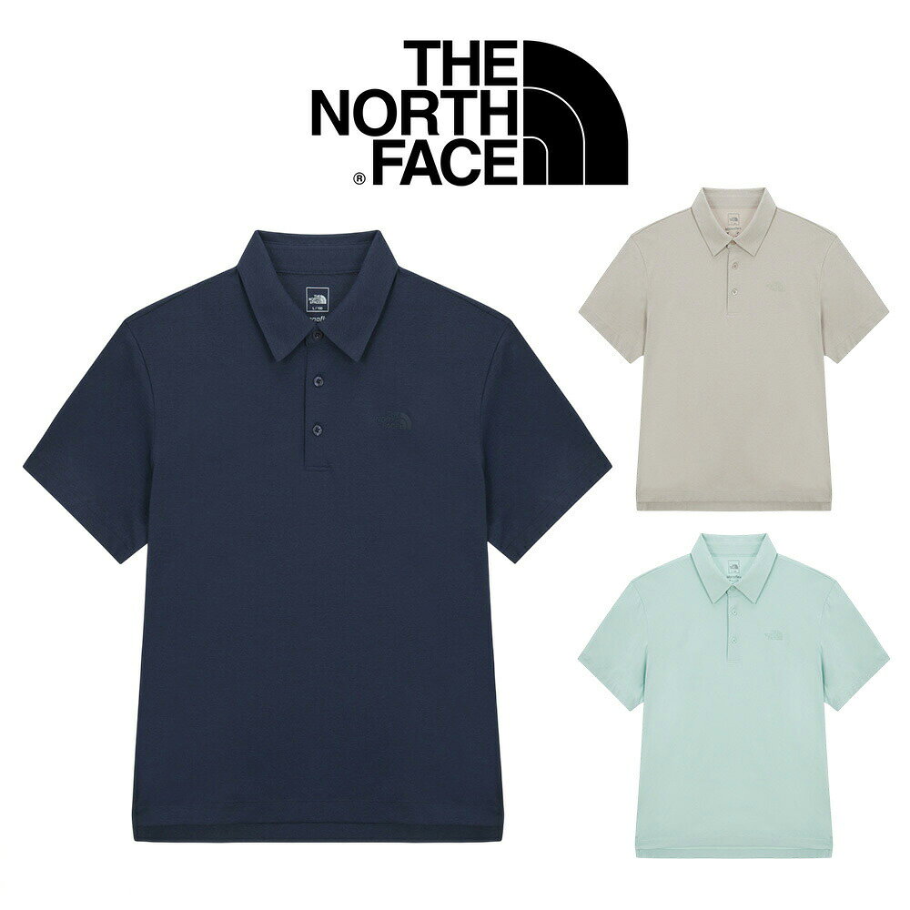 ★最大2000円クーポン★ 送料無料 ノースフェイス ポロシャツ THE NORTH FACE M'S ALL DAY S/S POLO 韓国ノースフェイス 半袖 襟付き Tシャツ ゴルフウェア スポーツ シンプル お出かけ メンズ 男性 大人 夏 NT7PS08A NT7PS08B