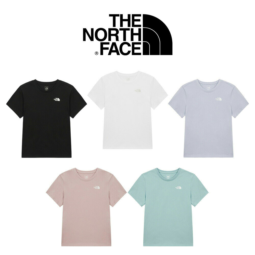 ★最大2000円クーポン★ 送料無料 ノースフェイス Tシャツ THE NORTH FACE W’S COTTON BASIC S/S R/TEE 韓国ノースフェイス 半袖 コットン ベーシック シンプル ロゴ レイヤード デイリー 夏 レディース NT7US30A NT7US30B 