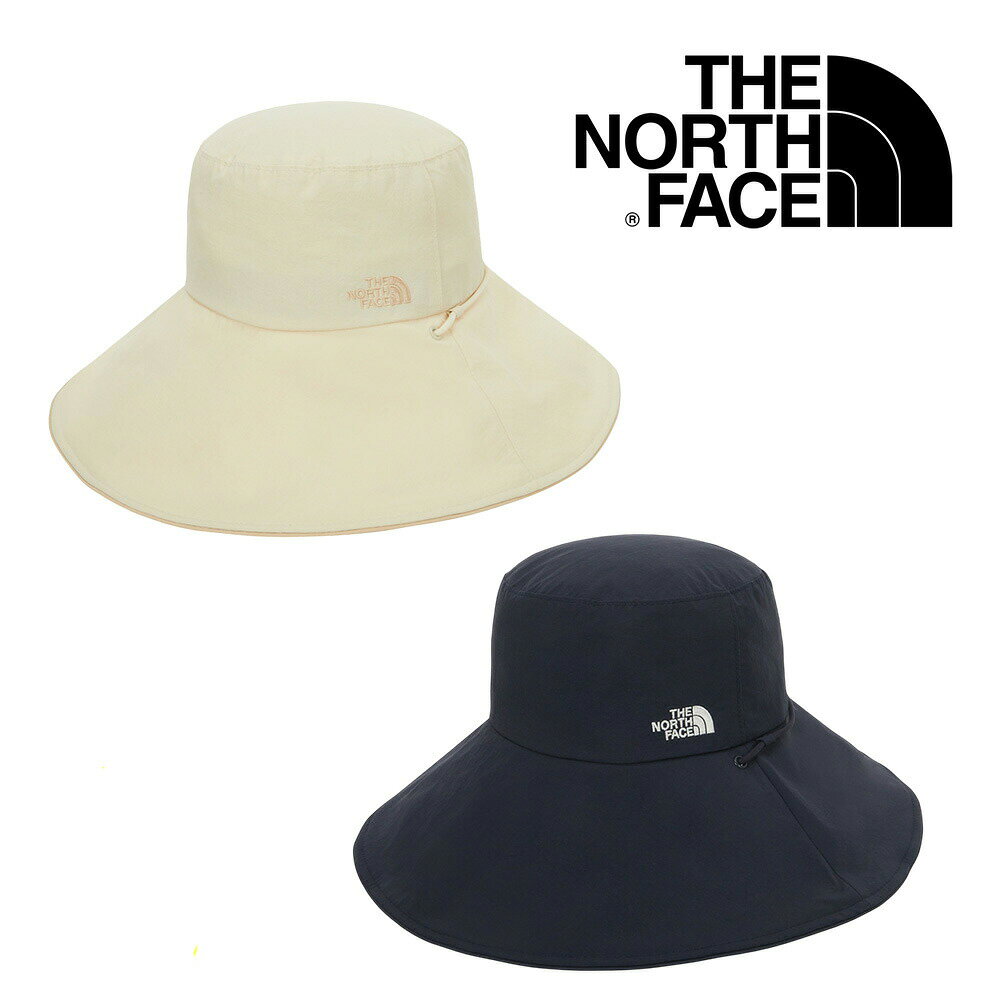 ★最大2000円クーポン★ 送料無料 ノースフェイス ハット THE NORTH FACE W WIDE BRIM HAT 韓国ノースフェイス 帽子 つば広 ワイヤー入り あご紐付き 日焼け防止 紫外線対策 アウトドア 夏 レディース 女性 NE3HS04A NE3HS04B 