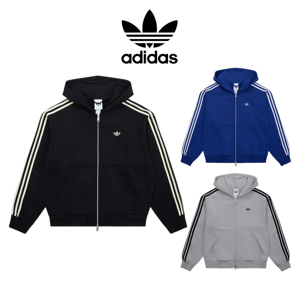 楽天市場】adidas 3 stripes full zip hoodieの通販