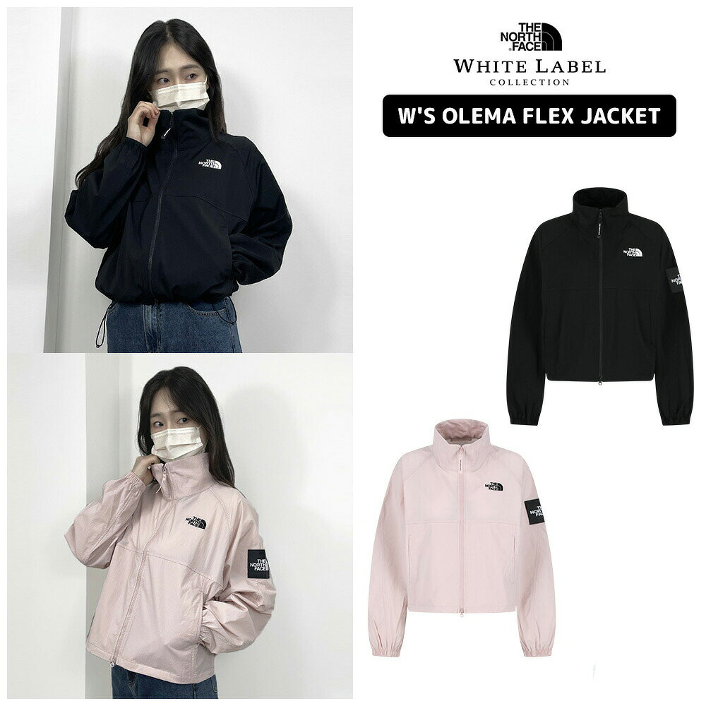 ★最大2000円クーポン★ 送料無料 ノースフェイス ジャケット THE NORTH FACE W'S OLEMA FLEX 26SS新作 新生活 ホワイトレーベル 韓国ノースフェイス ウィンドブレーカー 上着 シャカシャカ レディース 春アウター 韓国限定 ピンク 