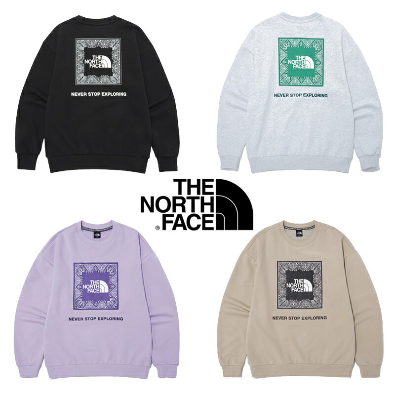 ザ・ノース・フェイス トレーナー メンズ 送料無料 THE NORTH FACE BANDANA EX SWEATSHIRTS ザノースフェイス 韓国正規品 トレーナー スウェット 春 秋 冬 メンズ レディース コーデ オシャレ シンプル カジュアル 大きいサイズ ブランド かっこいい アメカジ ペアルック 母の日 プレゼント