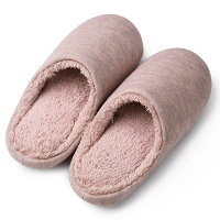 Yescomスリッパ洗えるトイレスリッパおしゃれふわふわあたっか冬室内履きかわいい室内スリッパムートン部屋履き滑り止めマンション来客トイレ用人気ルームシューズレディースピンクS