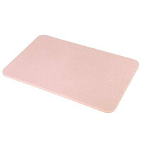 Yescom珪藻土バスマットLサイズ60cm×39cm足ふきマット風呂マットおしゃれ抗菌消臭吸水速乾防カビお風呂マットピンクプレゼント
