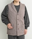 【SALE】紳士キルト裏フリースベスト だんらん倶楽部 だんらんくらぶ メンズ 普段着 部屋着 おうち時間 BASE BLUEMATE ブルーメイト