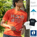 \期間限定SALE/'【メーカー直販】Tシャツ メンズ【HANGTEN】モチーフロゴアクアTシャツ 水陸両用 吸汗速乾 UVカット 半袖 夏 海 プール 【モデル:吉瀬蒼】