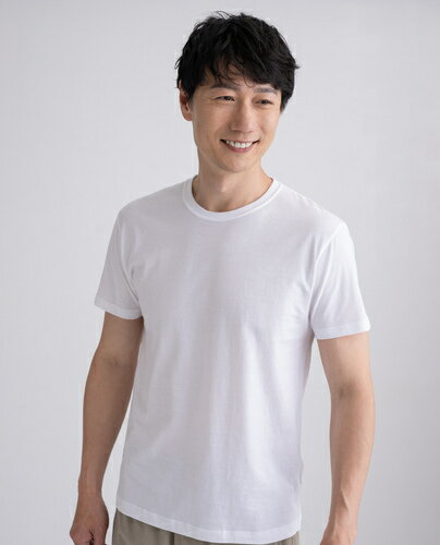Rakuten - ＼50%OFF SALE／【メーカー直販】 インナー 紳士　Tシャツ　半袖　丸首　綿100　メンズ　半袖 【BLUEMATE】