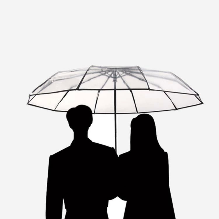 折り畳み傘 10本骨 大きめ 折りたたみ傘 雨傘 耐風 クリア 大きい 折りたたみ式 3つ 自動開閉（ワンプッシュ） ジャンプ傘 男性