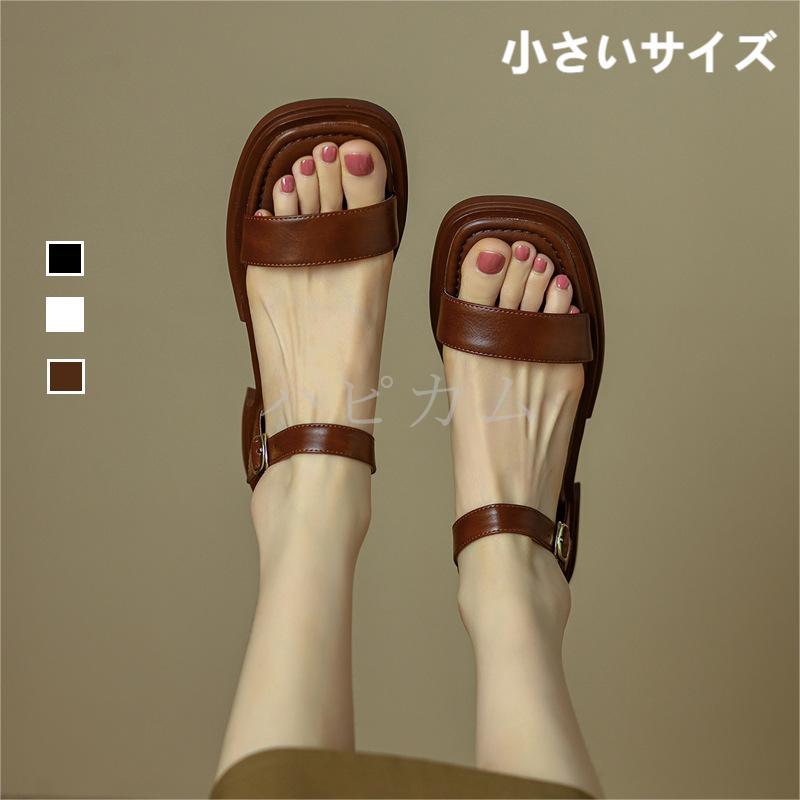 サンダル本革 フラット 歩きやすい