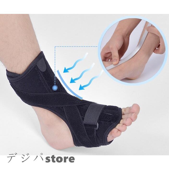 サイズ 在庫 サイズについての説明 長時間立ち人、よくハイヒールを履く人、足底筋膜炎、捻挫、踵骨痛み、アキレス腱炎、スポーツ痛み、関節痛、中足骨痛み、防護、タコ、関節をくじること、捻挫予防等のリハビリ用補助具。 素材 色 ブラック 備考 ●サイズ詳細等の測り方はスタッフ間で統一、徹底はしておりますが、実寸は商品によって若干の誤差(1cm〜3cm )がある場合がございますので、予めご了承ください。 ●商品の色は、撮影時の光や、お客様のモニターの色具合などにより、実際の商品と異なる場合がございます。あらかじめ、ご了承ください。 ●製品によっては、生地の特性上、洗濯時に縮む場合がございますので洗濯時はご注意下さいませ。 ▼色味の強い製品によっては他の衣類などに色移りする場合もございますので、速やかに（脱水、乾燥等）するようにお願いいたします。 ▼生地によっては摩擦や汗、雨などで濡れた時は、他の製品に移染する恐れがございますので、着用の際はご注意下さい。 ▼生地の特性上、やや匂いが強く感じられるものもございます。数日のご使用や陰干しなどで気になる匂いはほとんど感じられなくなります。サイズ 在庫 サイズについての説明 長時間立ち人、よくハイヒールを履く人、足底筋膜炎、捻挫、踵骨痛み、アキレス腱炎、スポーツ痛み、関節痛、中足骨痛み、防護、タコ、関節をくじること、捻挫予防等のリハビリ用補助具。 素材 色 ブラック 備考 ●サイズ詳細等の測り方はスタッフ間で統一、徹底はしておりますが、実寸は商品によって若干の誤差(1cm〜3cm )がある場合がございますので、予めご了承ください。 ●商品の色は、撮影時の光や、お客様のモニターの色具合などにより、実際の商品と異なる場合がございます。あらかじめ、ご了承ください。 ●製品によっては、生地の特性上、洗濯時に縮む場合がございますので洗濯時はご注意下さいませ。 ▼色味の強い製品によっては他の衣類などに色移りする場合もございますので、速やかに（脱水、乾燥等）するようにお願いいたします。 ▼生地によっては摩擦や汗、雨などで濡れた時は、他の製品に移染する恐れがございますので、着用の際はご注意下さい。 ▼生地の特性上、やや匂いが強く感じられるものもございます。数日のご使用や陰干しなどで気になる匂いはほとんど感じられなくなります。