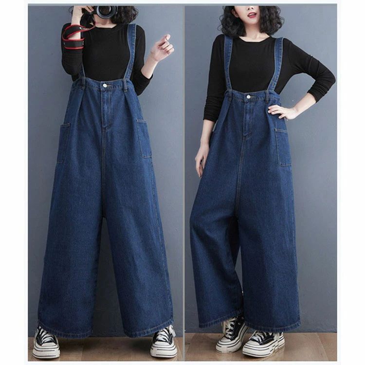 Other - レディース オーバーオ サロペット パンツ ワイドパンツ デニム