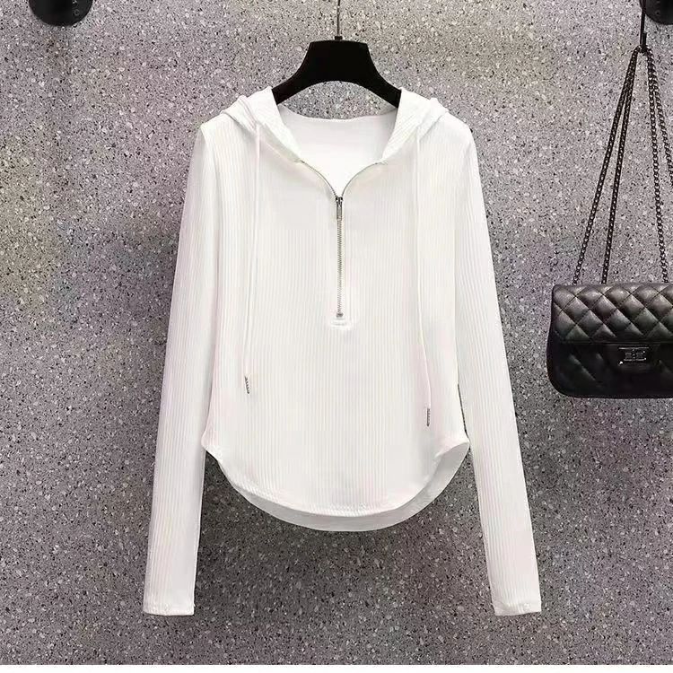 Rakuten - レディース パーカー スウェット フードパーカー 秋物 春物 日焼け止め服 カジュアル ゆったり 無地 フード付き トップ