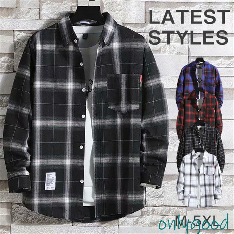 開襟シャ シャツ 長袖 アウター メンズ 羽織り ジャケットシャツ