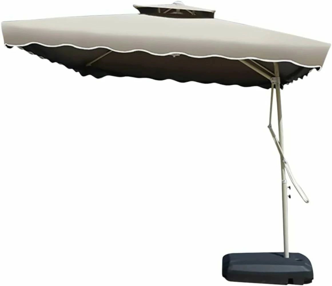 パラソル ガーデンパラソル 中小型 風に強い (約)直径220/250CM×高さ220cm UVカッ...