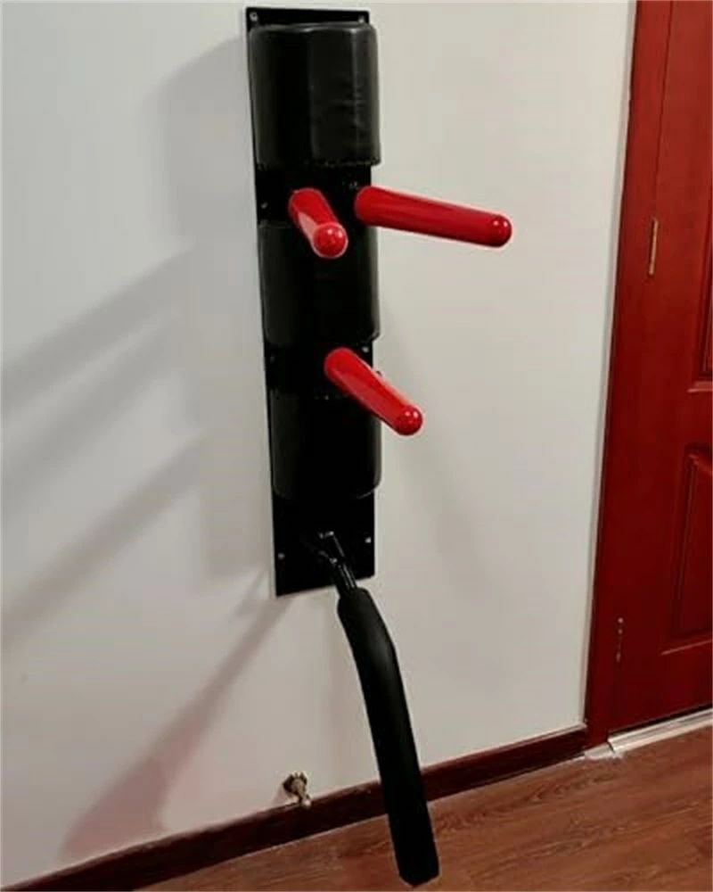 Set - 木人壁用ワンピーストレーニングダミー木人杭訓練用具詠春拳/武道/中国功夫の練習ツール