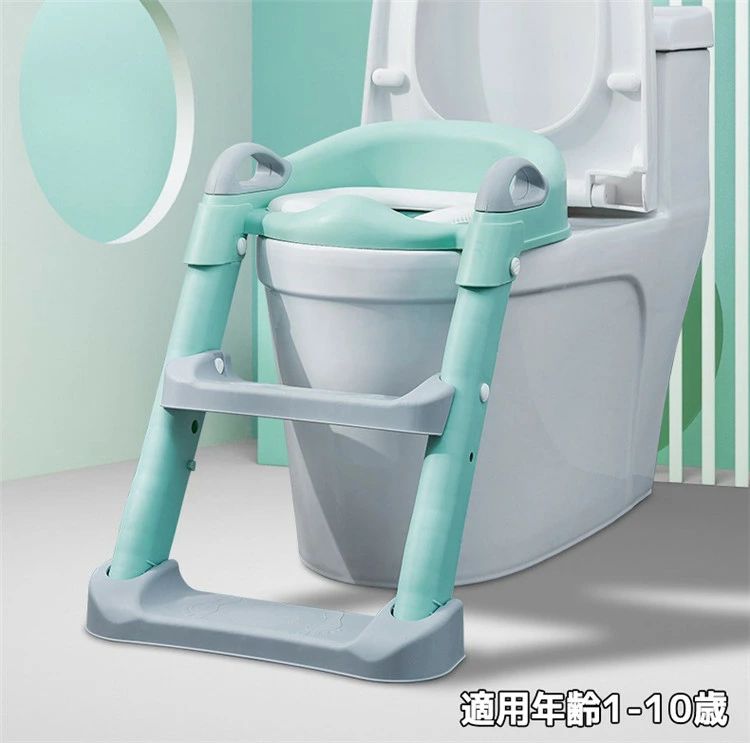 YHBOX楽天市場店の補助便座 折りたたみ ステップ トイトレ滑り止め 2段階 踏み台 ステップ台 トイレトレーニング 子供 おまる トイレットトレーナー トイレ練習 足置き台 男の子 女の子 軽量 キッズ用 子供用 zuobianqi-001｜アングル3