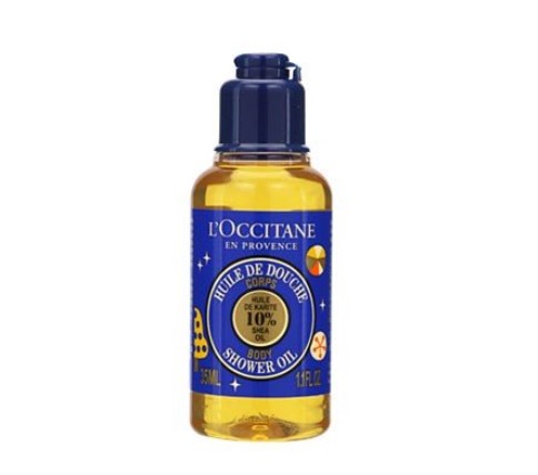 【サンプルお試し品】LOCCITANE ロクシタンクラシックシアシャワーオイル 35mlボディケア　ボディオイル　プレゼント　母の日　敬老の日　彼女 誕生日　トラベル　旅行携帯便利　ミニサイズ