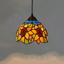 ペンダントライト おしゃれ ティファニー 手作り ガラス工芸 led 北欧 豪華 ダクトレール用 和風 キッチン ダイニング 食卓用 洋風 吊下げ灯 引掛シーリング用 オシャレ リビング用 居間用 吊下げ灯 幅20cm 1灯