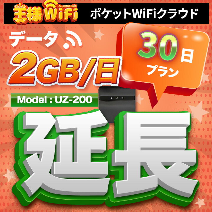 wifi レンタル 延長 2GB 毎日 30日 無制限 高速回線 往復送料無料 Pocket WiFi レンタルwifi ルーター wi-fi 中継器 wifiレンタル ポケ..