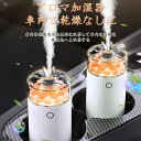 車用加湿器 加湿器 卓上 アロマテラピーマシン 車の空気浄化 大容量 空焚き防止 水漏れ防止 静音 保湿 車載 USB給電式 ミニ 車用 寝室 家庭 子供部屋 ...