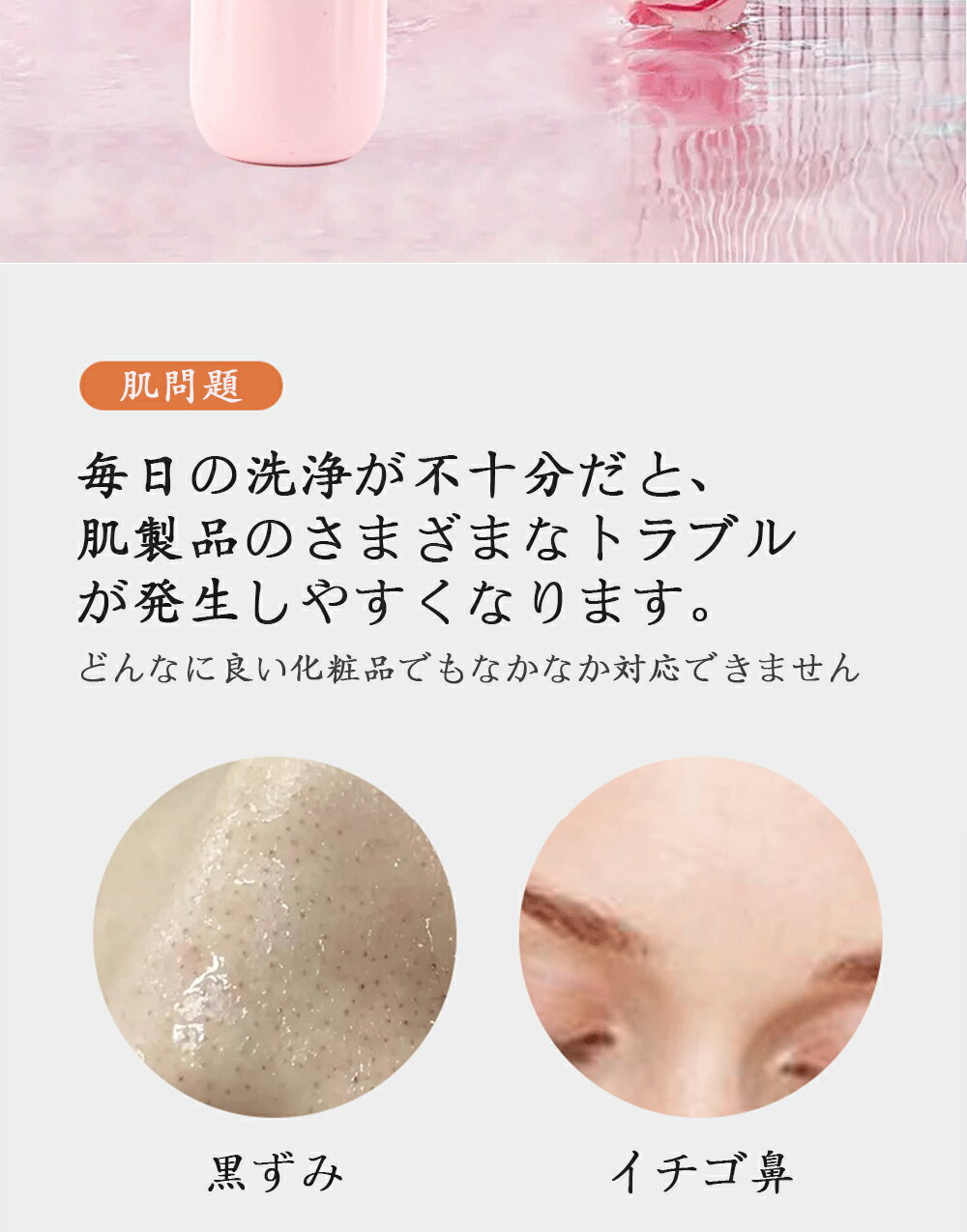 シリカゲル多機能洗顔器 温感リラックス 振動制御 全身防水仕様 磁気充電