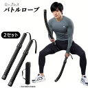 2セット ロープレス バトルロープ 収納袋付き エクササイズ フィットネス アウトスティック フィットネスバー 運動ワーク アウト 屋内 屋外 トレーニング ロープ クロスフィット向け プログレード プロ仕様 ロープ 紐 スポーツ フィットネス