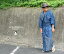 【SCISSORMAN（シザーマン）】1020c　DENIM YUKATA リアルユーズド 倉敷デニム浴衣 着物 デニム/刺子 岡山児島製 オールインワン 和装【メンズ】