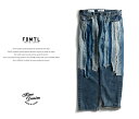 FDMTL fa24mt110 SLIM FIT DENIM CS110 帯 ストライプ リメイク スリムフィット テーパード ストレートジーンズ 岡山児島製 日本製 FUNDAMENTAL 赤耳デニム セルビッチ ファンダメンタル メンズ 職人 ジーンズ OBI ジップフライ