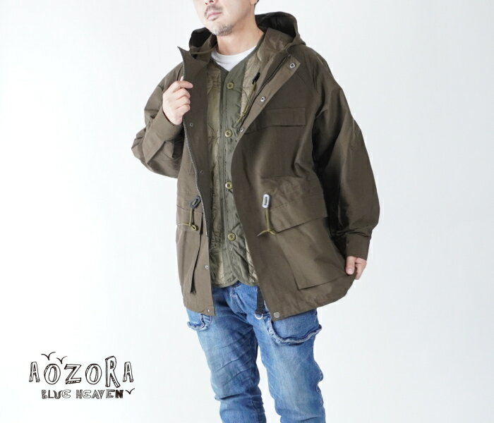 50%OFF期間限定 AOZORA 754019 60/40クロス ビッグマウンテンパーカー ライナー付き3WAY AOZORA BLUE HEAVEN