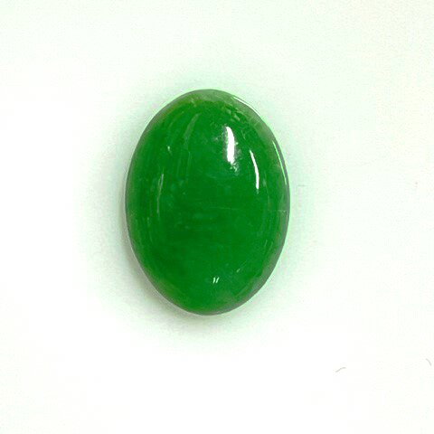 ヒスイ　オーバル　5.50ctソーティングメモ付き　ルース　翡翠