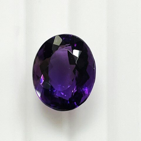 アメジスト　オーバル　17.42ct　ルース