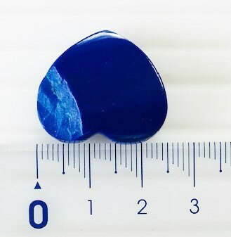 ラピスラズリ　ハートカット29.25ct　ルース