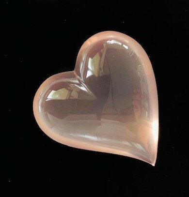 ローズクォーツ　大粒ハートカット43.30ct　ルース