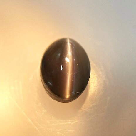 アレキサンドライト　キャッツアイ　0.82ct　ソーティング付きルース