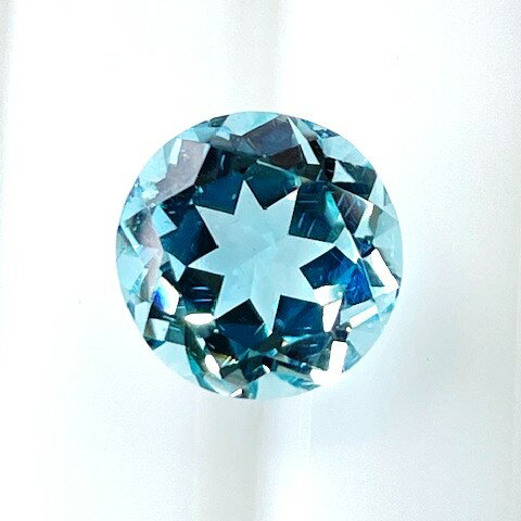 Rakuten - アクアマリン　ラウンドカット　3.00ct　ルース　直径9.1mm