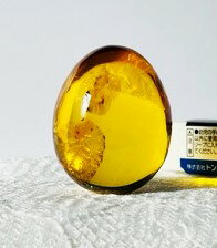 琥珀　卵型　45.53ct　ルース