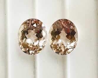 モルガナイト ペア 2個合計 6.80ct ルース モルガナイト ペア 2個合計 6.80ct ルース