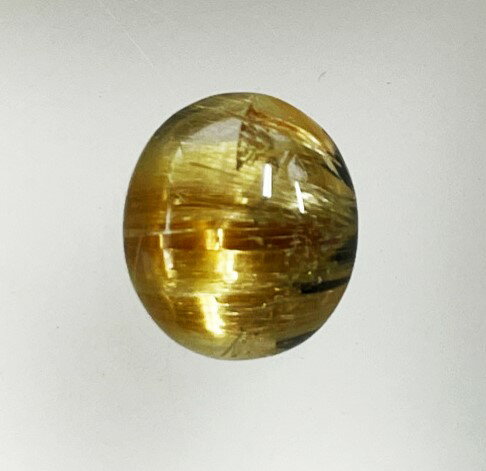 ルチルクォーツ 8.60ct オーバル カボション ルース ルチルクォーツ 8.60ct オーバル カボション ルース