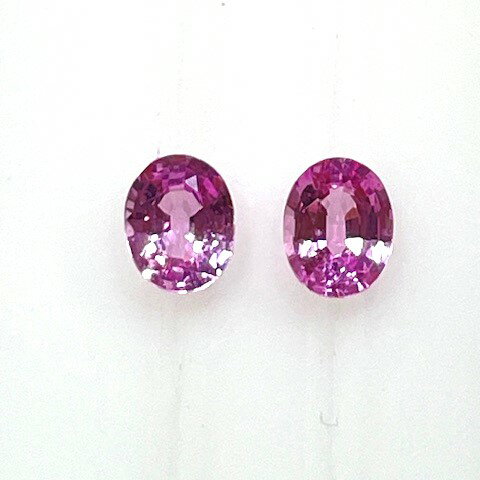 ピンクサファイア オーバル ペア 3.5x4.5mm2個 0.58ct ピンクサファイア オーバル ペア 3.5x4.5mm2個 0.58ct