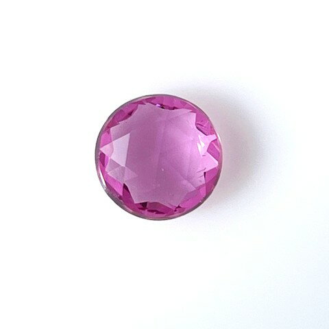 Sapphire - ピンクサファイア　ローズカット　6.6mm　1.29ctラウンド　ソーティング付きルース　サファイア
