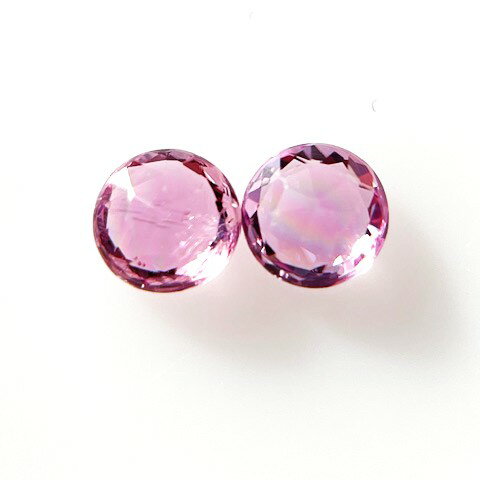 Sapphire - ピンクサファイア　ローズカット　3.1mm　2個セット2個合計　0.29ct　サファイア　クラシカル