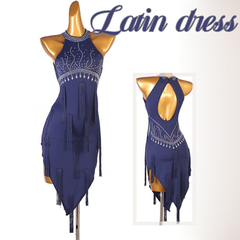 ラテンダンスドレス ラテン衣装 ラテンドレス ラテンダンスワンピース チャチャ サルサ サンバ ルンバ タンゴ パソドプレ衣装 社交ダンス タッセル付き ドレス レディース レース ワルツ タンゴ 演出用 イベント ウエア ダンス衣装 ダンスドレス 練習着 競技着海外通販