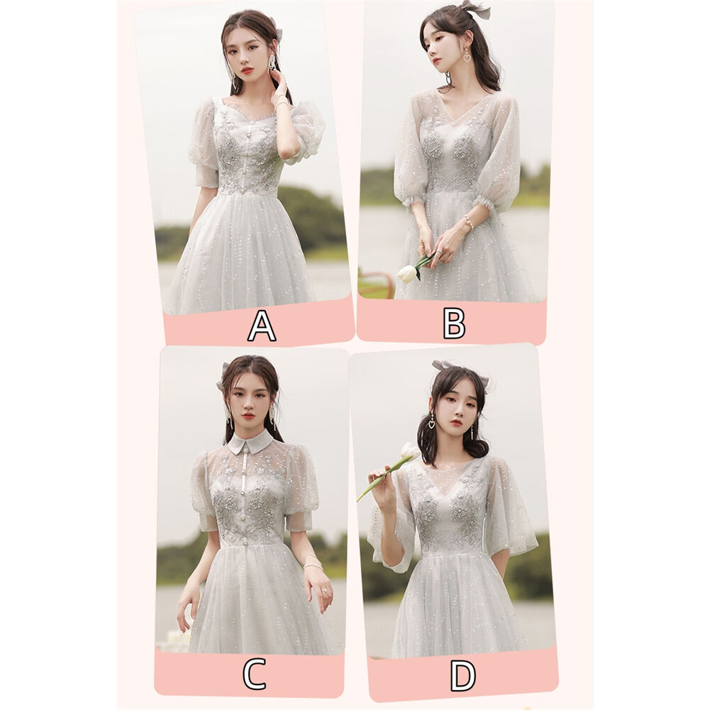 ウェディングドレス パーティードレス ロングドレス ミモレ丈 演奏会 ブライズメイド ドレス 体型カバー 二次会 花嫁 結婚式 フォーマル レディース 花嫁ドレス パーティードレス Aライン フレア 結婚式 ワンピース 演奏会 ピアノ コンサート ロング丈　卒業式洋服海外通販