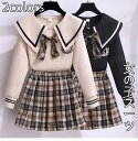 卒業式 スーツ 女の子 子供服 フォーマル チェック柄 セットアップ 女の子 韓国 ガールズ プリーツスカート2点セットリボン付き フォーマルスーツ小学生 学園...