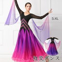 社交ダンスドレス フラメンコ 衣装 スタンダード チュール フロント付き ワルツドレス 長袖 スリム 社交ダンス 練習着 フラメンコ フラメンコ衣装 ドレス 社...