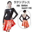 ラテンダンスドレス 長袖 背が見せ 8cmのテープ裾 ラテンダンスドレス レオダート スカート ベルベット ワンピース チャチャ サルサ サンバ ルンバ タンゴ パソドプレ衣装 タッセル付き 社交ダンス レディース レース ワルツ タンゴ 発表会用 海外通販