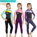 ウェットスーツ 子ども用 2.5mm フルスーツ 長袖 マリンスポーツ ダイビングスーツ キッズ 子供 男の子 ダイビング用 厚さ 2.5mm 耐久性 保温性 おしゃれ UVカット 日焼け防止 長袖 水着 ビーチ 海水浴 水泳 シュノーケリング サーフィン 95cm~145cm 海外通販